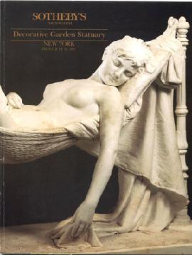Sothebys Auction Catalogue Decorative Garden Statuary 1991