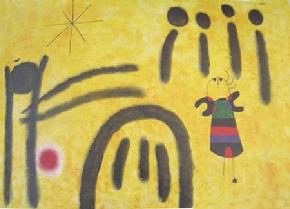 Softcover Book entitle Joan Miro -Sample Page 3
