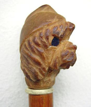 Fine Gentleman's Antique Swagger Stick - Closeup Right View