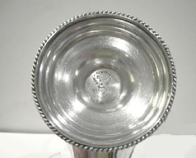 Early 20th c., Sterling (925) Mexican Silver Alladin's Lamp - View of Marks