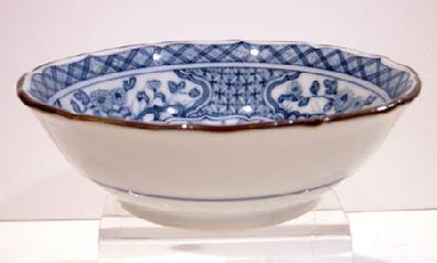 Old Japanese Blue and White Inban Dish - View 3