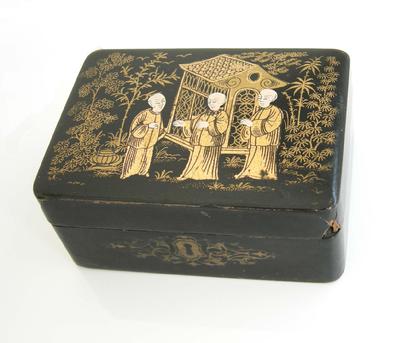 Chinese Export Lacquer and Gilt Box - Alternate View1 