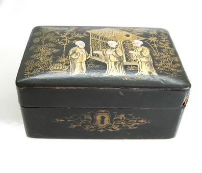 Chinese Export Lacquer Box - Alternate View 2