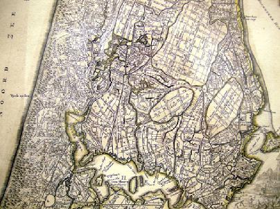 Rare Antique Dutch Map2 c. 1750 by Covens & Mortier Closeup2