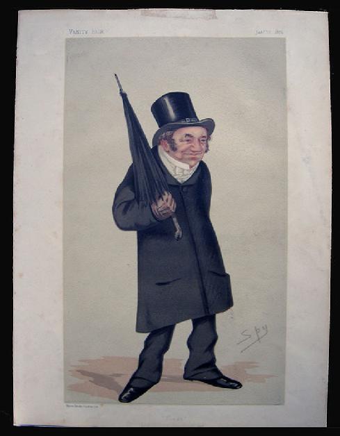 Antique Vanity Fair 'SPY' Print - Charles Old Goodford - 1876
